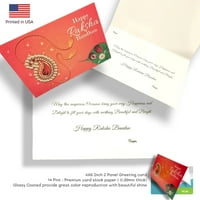 LovenSpire Personalizirana Rakhi kartica, Aum Om Rakhi, Rakhi za brata, Raksha Bandhan, Rakhri, Sjedinjene