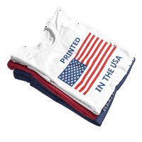 Armijski orao i zastave Unise kratki rukav majica-mornar