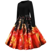Ljetna modna casual haljina za žene temperament Tipka od čvrstog boja V-izrez kratki rukav navlači