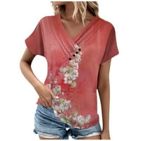 Ženske košulje Ležerne prilike s dugim rukavima V izrez Osnovni bluze padaju i proljeće labava odjeća
