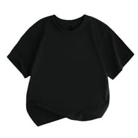 Floleo Clearence Ženske kratkih rukava Velike majice za žene plus veličine slogana grafički pad ramena