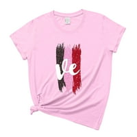 Umitay majice s dugim rukavima za žene ženske jesenje i zimske dugih rukava u boji V-izrez Blok u boji