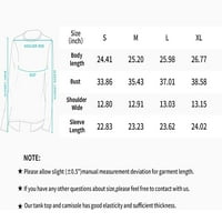 Miluxas ženski okrugli vrat Čvrsta boja dugih rukava plus veličina Veličina Top dukserice bez kapuljača