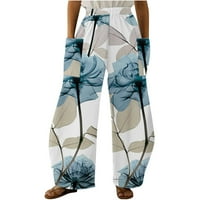 Loose Duksetnice Žene Ležerne prilike sa širokim nogama Ugodne hlače Yoga Duksevi za jogu Comfy visokog