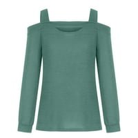 Žene Scrub_top Radna uniforma Bluza Kratki rukav V-izrez Radna odjeća Majica sa džepom Comfy vrhovi