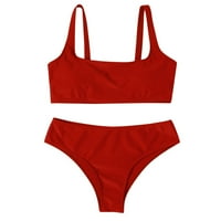 Ženski kupaći kostimi za žene Bikini Set tiskana dva plaža Nose vruće kupaće kostimi Bikini set Plivanje