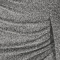 Grafički otisci kratkih rukava Bluze za slobodno vrijeme modni V-izrez za žene tamnozeleni xl