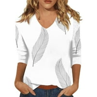 Ženske plus veličine Zip Prednji kratki rukav V majice izrezalice čvrste vrhove Bluze