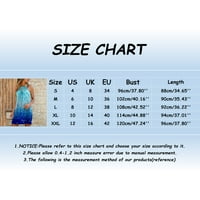 Cleance Womens Bluzes Dressy bluza Štampano kratkih rukava Dan nezavisnosti Žene Bluze Okrugli izrez