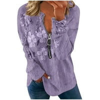 Ženski vrhovi ženski ljetni kratki rukav okrugli vrat casual van ramena vrhunska majica labav top