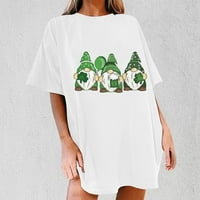 Mrat ženska tiskana košulja za ženske V-izrezom Troje četvrtine rukavske tunije ili vrhove za nošenje