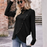 Ženska setova duksela Prodaja Y2K Jednobojni sa kapuljačom džepom Dugi rukav pulover vrhove i modne