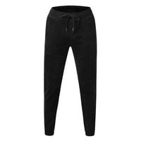 Moda Žene Ležerne prilike za ispis elastične labave kapri hlače nacrtavaju ravne širine pantalone za