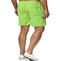 Guvpev Fashion Muška maziva Havajska plaža Fit Sport Casual Hotsa hlače - žuti XL