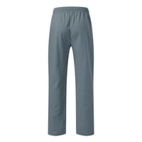 Ženske modne harem hlače Čvrsto boje Ležerne prilike Streetwear Pocket hlače tamno plave veličine 2xl