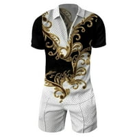 Majica HAITE MAN Grafičke majice Kratki rukav Ljetni vrhovi Muške bluze 3D Print Tees Style-d 4xl