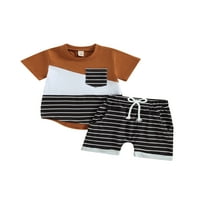 Plaža Zlekejiko 2-komadni setovi i ljetni muške kratke hlače od tiskane rukave s kratkim hlačama Košulje