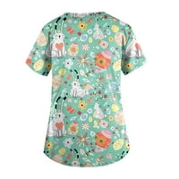 Djevojke Ljetne odjeće Toddler kratki rukav Rainbow Prints Tops Hotss Outfits Odjeća za odjeću