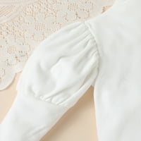 Ženski vrhovi ženske slatko ispis kratkih rukava V Vreći za vrat Radna džepna bluza