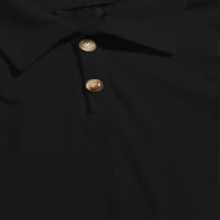 Bluze s dugim rukavima Fragarn za ženske ležerne V rect gumb dolje majica Hallowee Ispis bluza vrhova