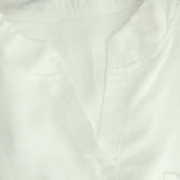 Žene ljetne vrhove casual bagedy krakovna majica kratkih rukava Gljip grafički grafički tunik TEE labav