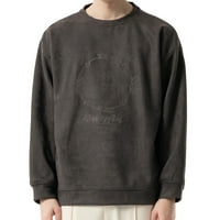 Fule Mens Plain kratki rukav Henley majica Summer casual pulover Loover Top Bluze