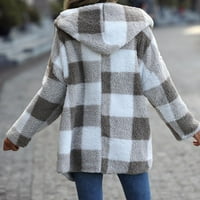 Voncos džemperi za žene- Ležerne prilike na čišćenju V Homen Dukseri vrhovi sive veličine m