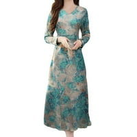 Canrulo Jesen Zimska dječja djevojačka odjeća Ruffles Princess haljina pletena Tutu haljina siva 2-