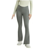 Anuirheih ženski casual visoki struk dvostruki bočni asimetrični hem traper kratke hlače za kratke hlače