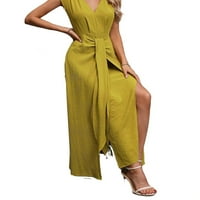 Ženska haljina odobrenja modna bez rukava s vilim mini camis haljina zelena 10