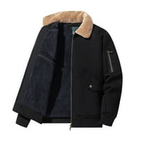 Jyeity tone stila i otiska jakna od punog jakne džep džepni izrez topla srednje i dugačke jakne traper