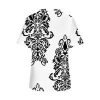 Holloway Sportswear XL Ženska lučna majica kratki rukav Bijeli ugljen 222744