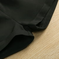 Haljine za žene plus veličine ženski džepni posad izrez A-line kratkih rukava Grafički printira srednje