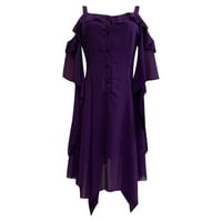 Ženske suknje visoki struk midi čvrsta boja satenski zatvarač Elegantna suknja