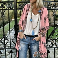 Ženske vrhove Dressy Casual Fashion Women Ljeto Ispiši labavi pijesak sunčni zastoj za sunčanje Trendi