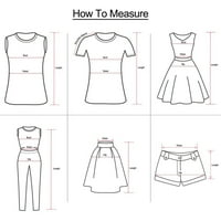 Čišćenje Ženske hlače Trendi ljetni čvrsti džep elastični struk duge gamaše