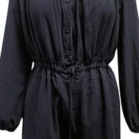 APEPAL ženski kratki rukav ležerne majice ljetni ruffle obični okrugli vrat labavi fit tee bluza vrhovi