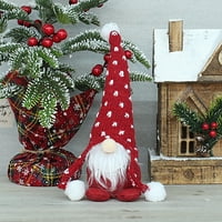 Leky Dwarf ukras ukrasni slatki modni nordijski stil bezličan stari patuljak ornament božićni dekor