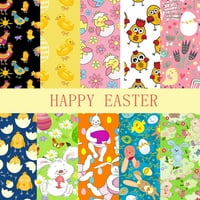 SHLDYBC DIY zanatski obnaljci isporučuje Easter Spring Bunny tiskane tkanine