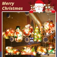 Božićne ukrasne lampe, lampica za odmor, lampica za usisavanje žarulje dogovorene u scenama u trgovini