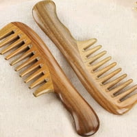 Češalj sandalovine drveni široki gusti češljem za zube grubo češalj za masaže za kosu za glavu