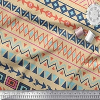 Soimoi pamučna pamučna tkanina Geometrijska afrička tiskana tkanina širom