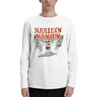 Crotsmills Muškarci Marilyn majice s dugim rukavima Veliki