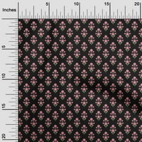 Onuone pamučni dres crna tkanina cvjetna haljina materijal materijal tkanina za ispis tkanina sa dvorištem