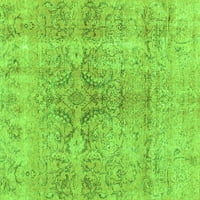 Ahgly Company Zatvoreni pravokutnik perzijski zeleni boemski prostirke, 5 '7'