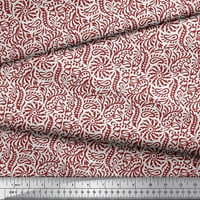 Soimoi svilena tkanina cvjetna i paisley blok dekor tkanina od tiskanog dvorišta široko