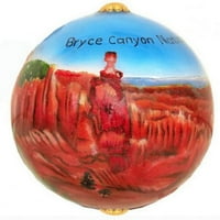 Bryce Canyon National Park Utah obrnuto obojen stakleni kuglični ukras
