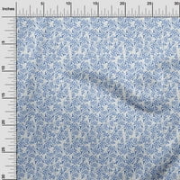 Onuone Rayon Blue tkaninski blok zanatske projekte Dekor tkanina Štampano od dvorišta Wide-QG