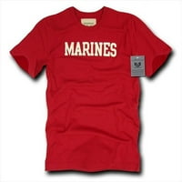 Oceanside, Applique vojne majice, marinci, bordo, X-veliki
