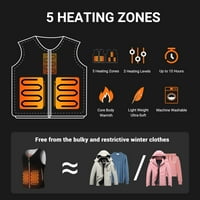 Električna grijana jakna unise fleece prsluk USB termo toplo hladnjak zimski tjelesni toplije s baterijom